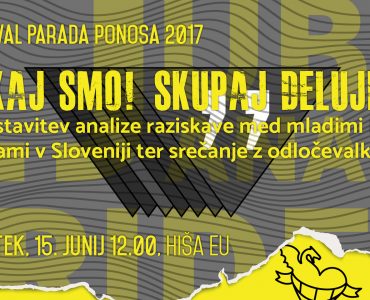 Srečanje z odločevalci: Tukaj smo! Skupaj delujemo.