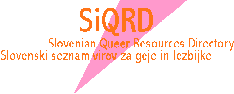 SiQRD - Slovenian Queer Resources Directory; Slovenski seznam virov za geje in lezbijke
