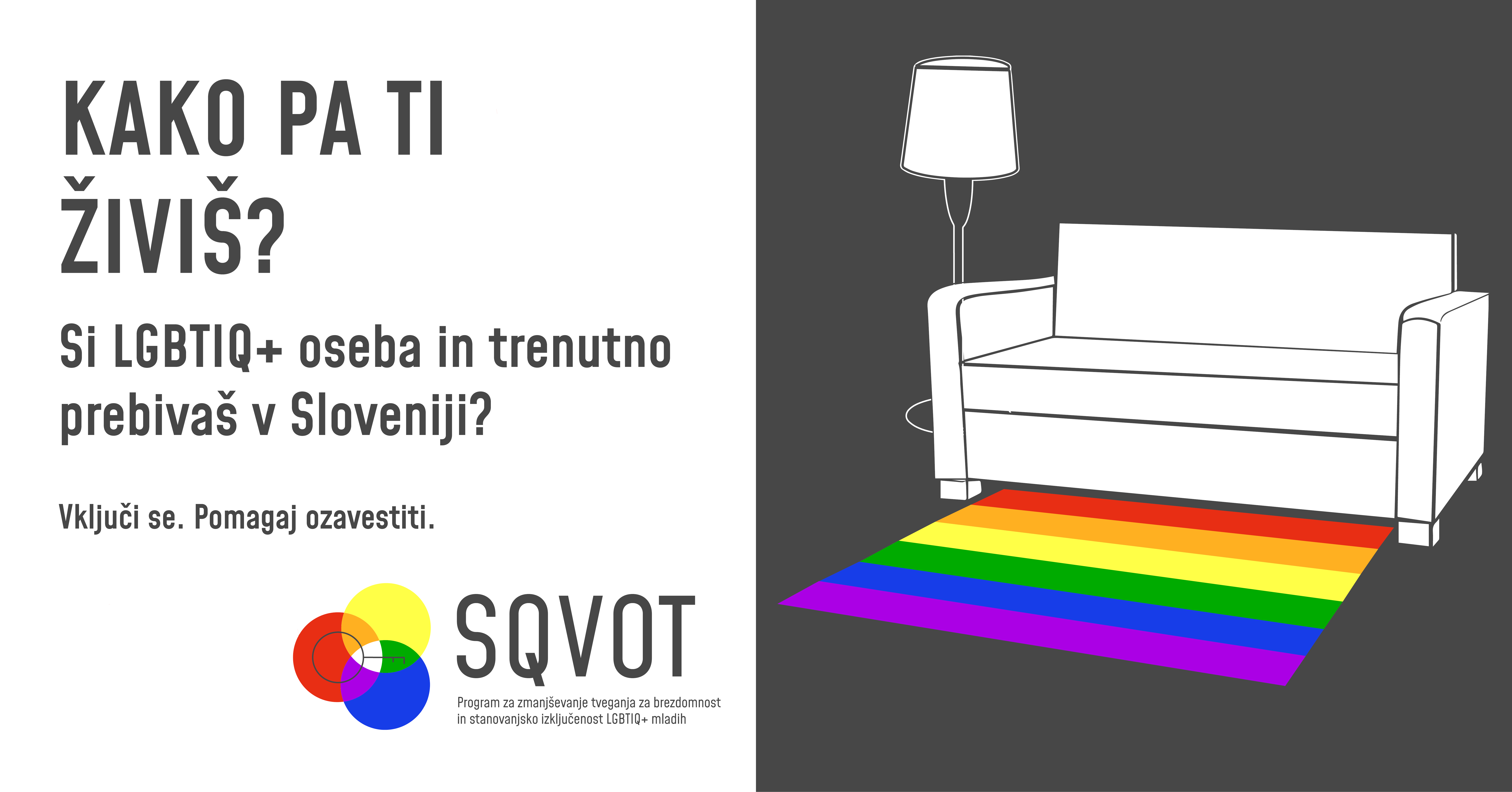 Sqvot – Program za zmanjševanje tveganja za brezdomnost in stanovanjsko izključenost LGBTIQ+* mladih