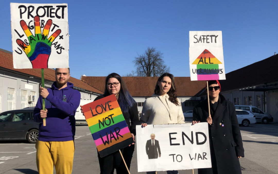 S čim se sooča LGBTIQ+ skupnost po enem letu vojne v Ukrajini?