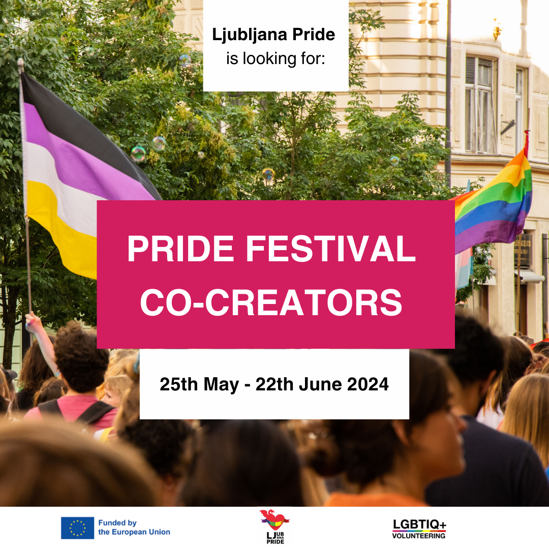 Call for ESC volunteer: Pride Festival co-creators (group volunteering)