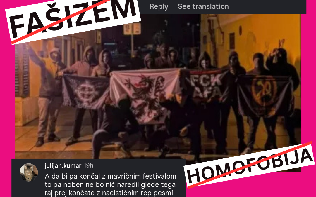 Odziv na neonacistični shod