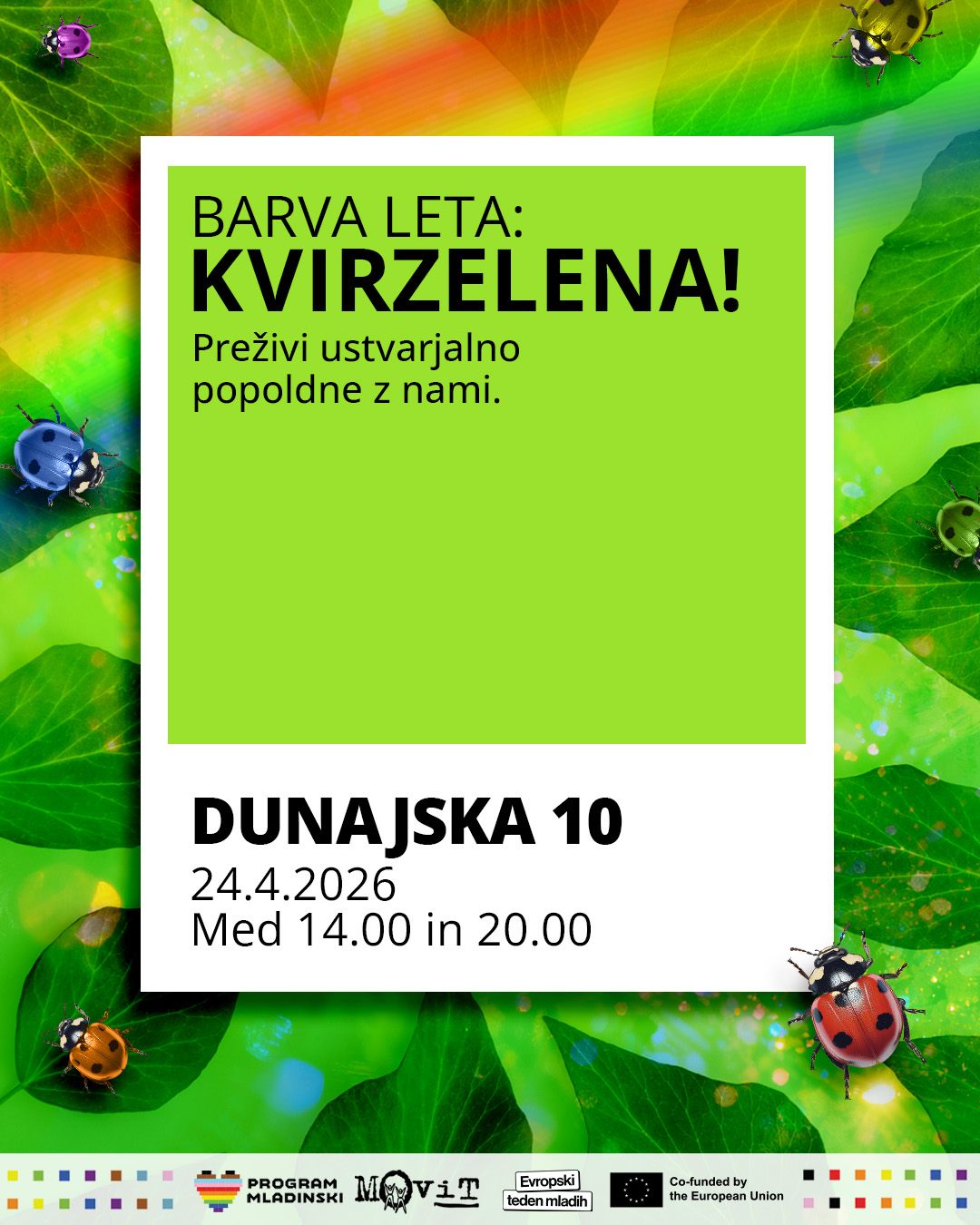 Barva leta: kvirzelena!